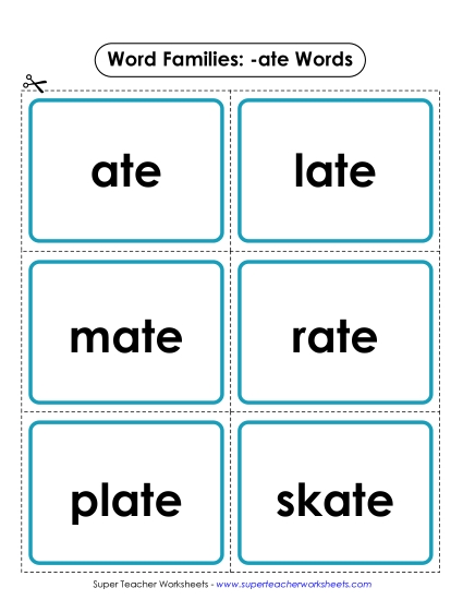 Flashcards (-ate)