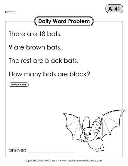 Daily Word Problems<br>A-41 through A-45