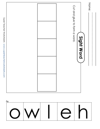 Large Cut-and-Glue: Whole