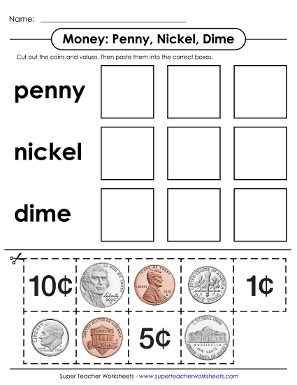 Money Free Printable Worksheet Money Free Printable Worksheet