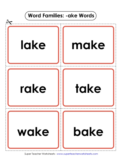 Flashcards (-ake)