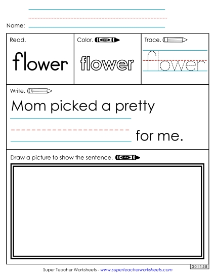Worksheet 3: Flower
