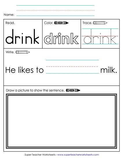 Worksheet 3: Drink