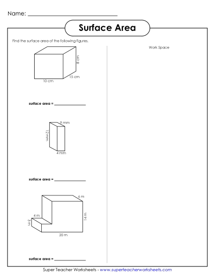 Surface Area (Intermediate)