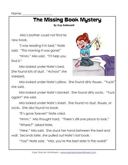 The Missing Book Mystery 
