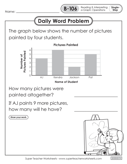 Daily Word Problems <br>B-106 through B-110