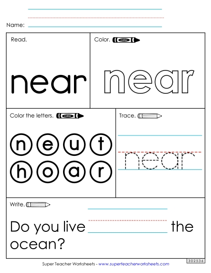 Worksheet 1: Near
