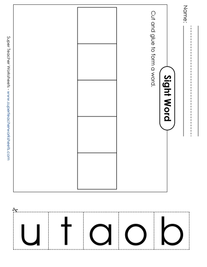 Large Cut-and-Glue: About