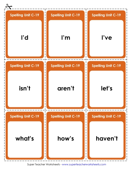 Flashcards (C-19)
