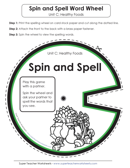 Spin and Spell (C-Healthy Foods)
