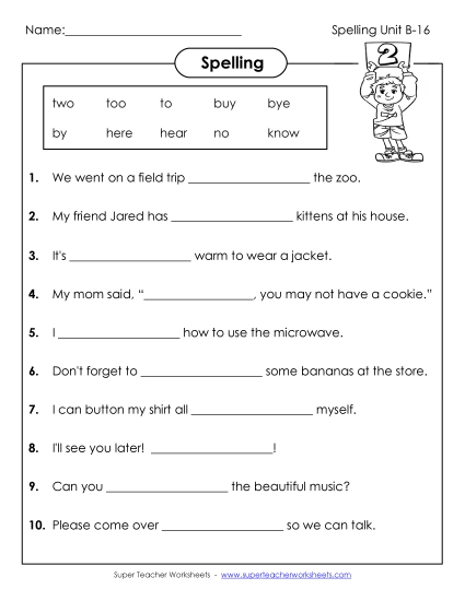 Complete the Sentences (B-16)