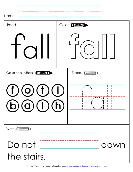 Worksheet 1: Fall