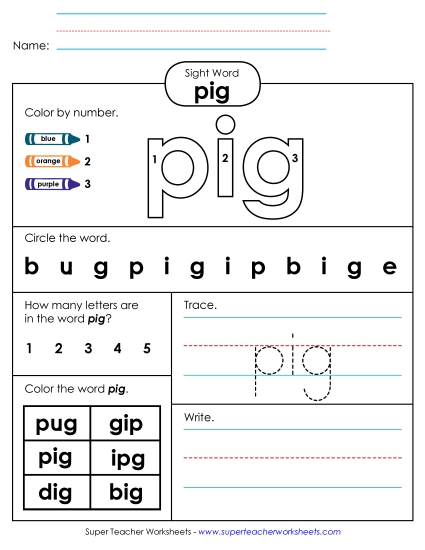 Worksheet 4: Pig