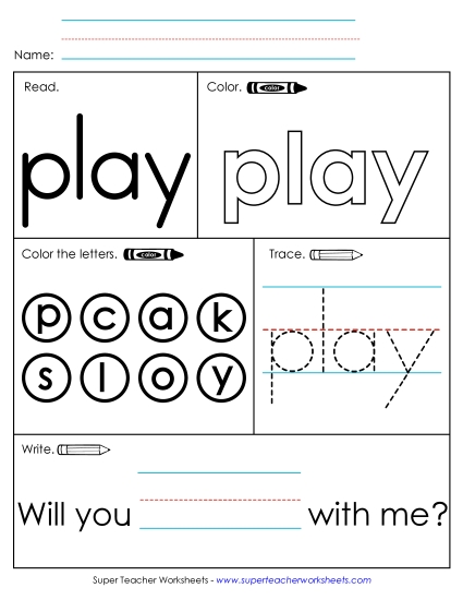 Worksheet 1: Play