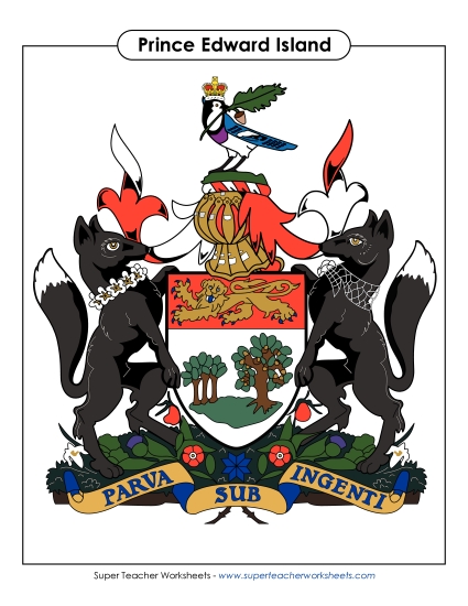 PEI Coat of Arms (Full Colour)