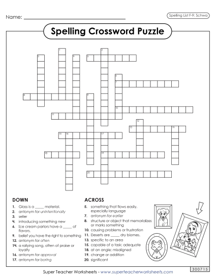 Crossword (F-9)