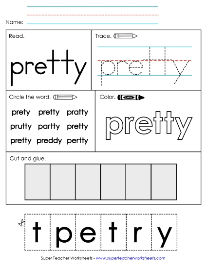 Worksheet 2: Pretty