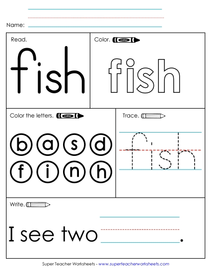 Worksheet 1: Fish
