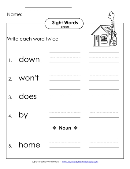 Write Twice (Unit 23)