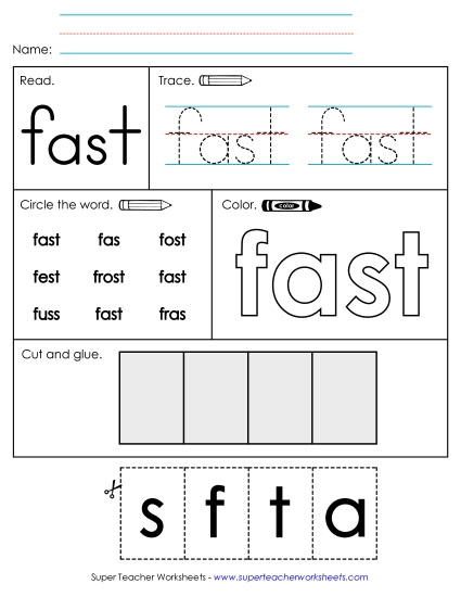 Worksheet 2: Fast