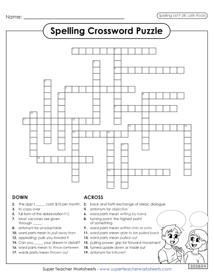 Crossword (F-28)