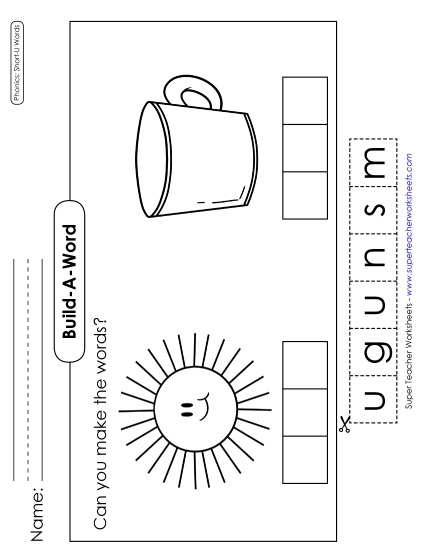 Build-a-Word: Sun & Mug