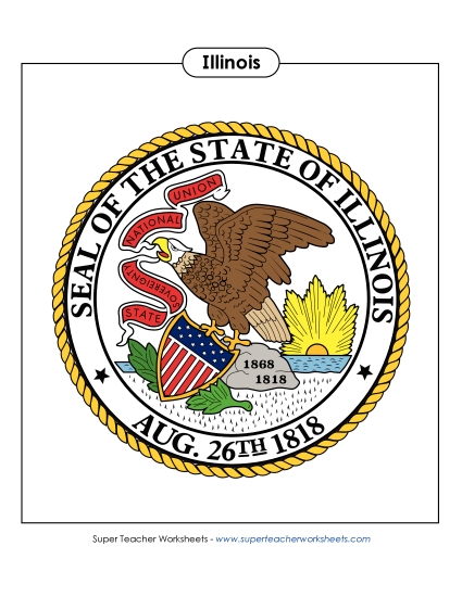 Illinois State Seal (Full-Color Version)