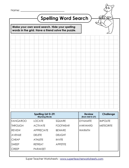 Make-a-Search (D-29)