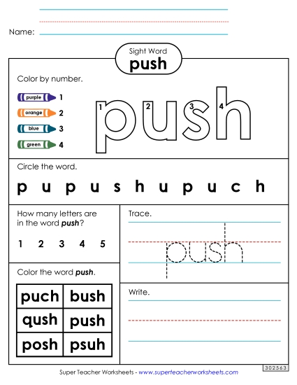 Worksheet 4: Push