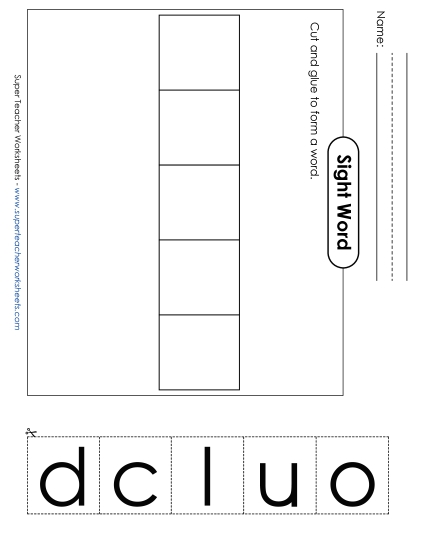 Large Cut-and-Glue: Could