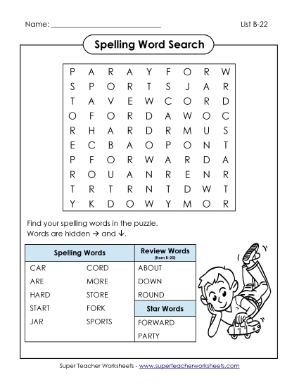Word Search (B-22)