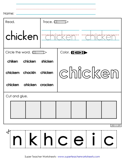 Worksheet 2: Chicken