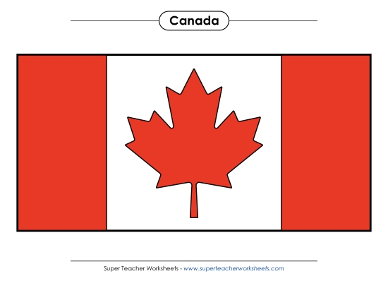 Canadian Flag (Full Colour)