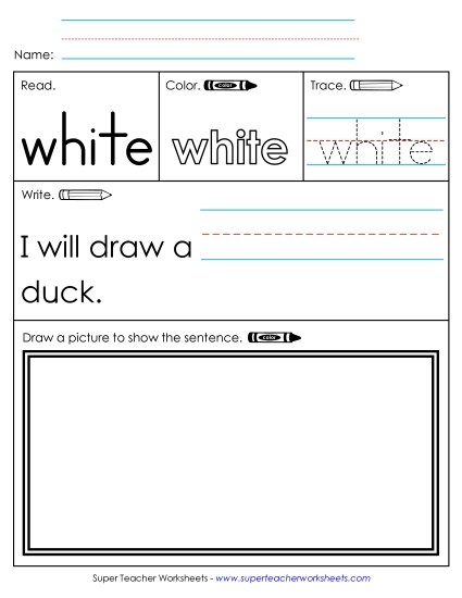 Worksheet 3: White