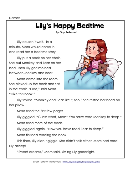 Lily\'s Happy Bedtime