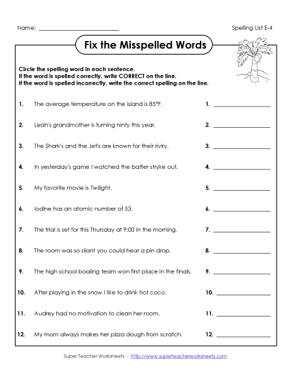 Correct or Incorrect? (E-4)
