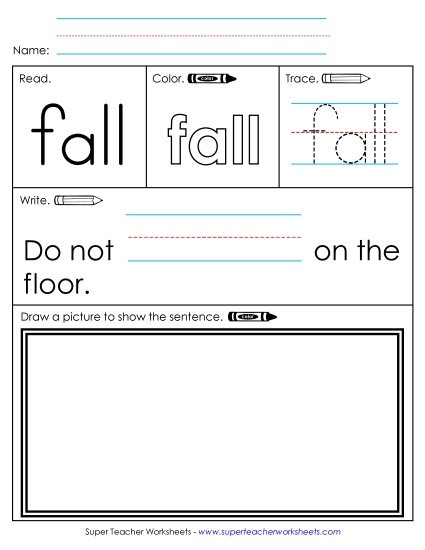 Worksheet 3: Fall