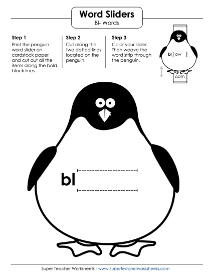 Word Slider (Bl- Words) 