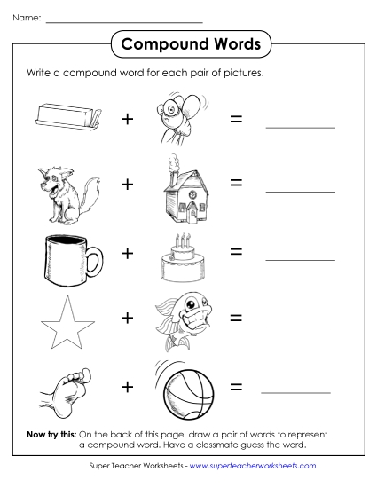 Compound Word Picture Puzzles #2