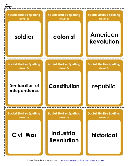 Flashcards (Social Studies)