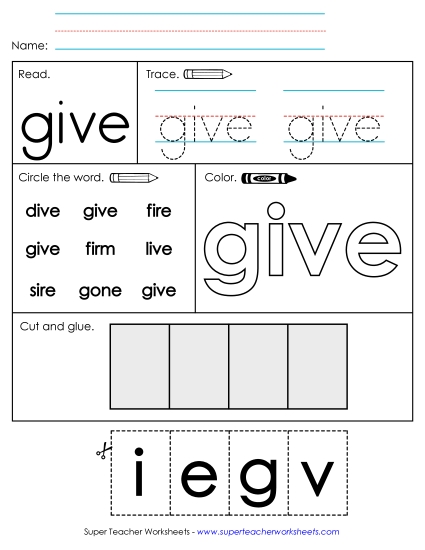 Give (Sight Word)