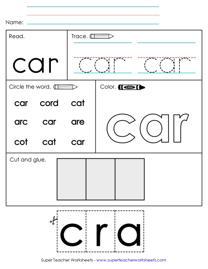 Worksheet 2: Car