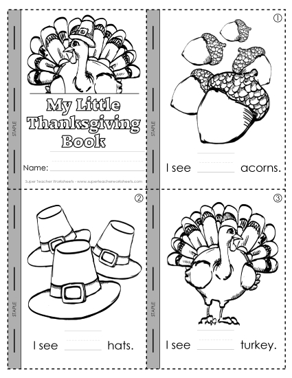 Thanksgiving: My Little Thanksgiving Book (Counting)