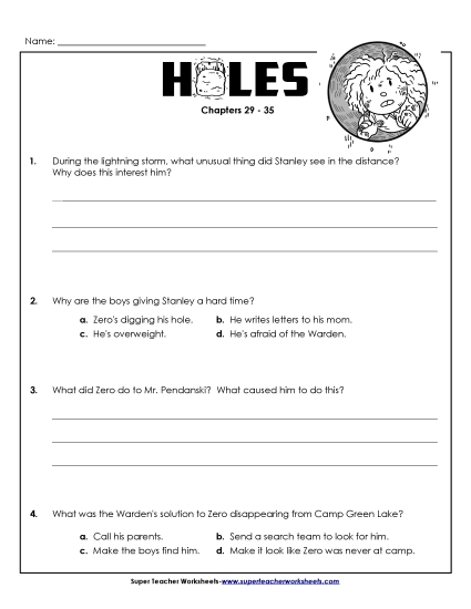 Questions for Chapters 29-35