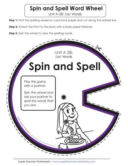 Spin and Spell (A-28)