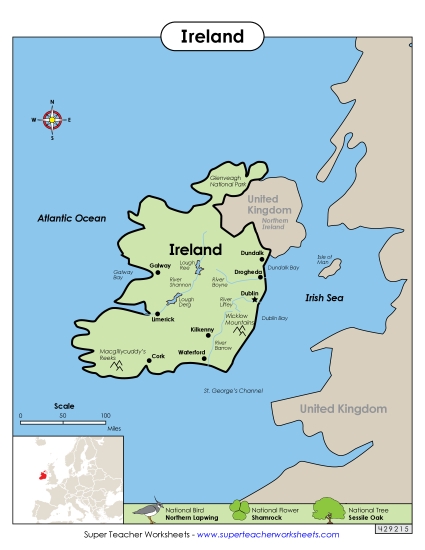 Ireland Map