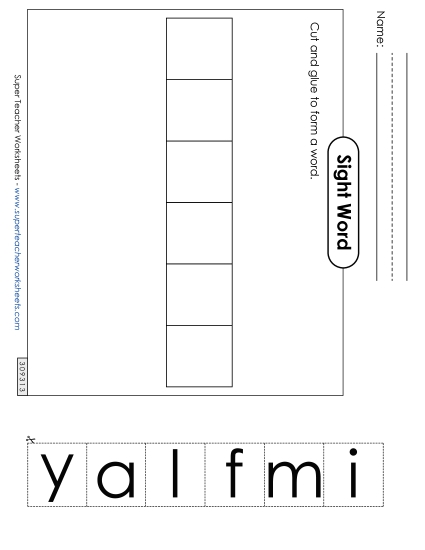 Large Cut-and-Glue: Family