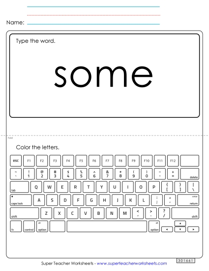 Type the Word: Some