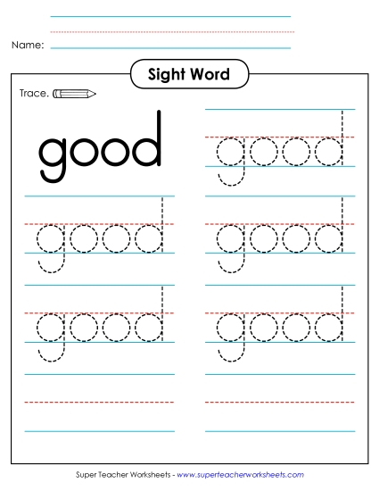 Trace the Word: Good