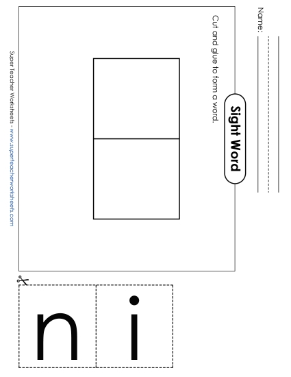 Large Cut-and-Glue: In